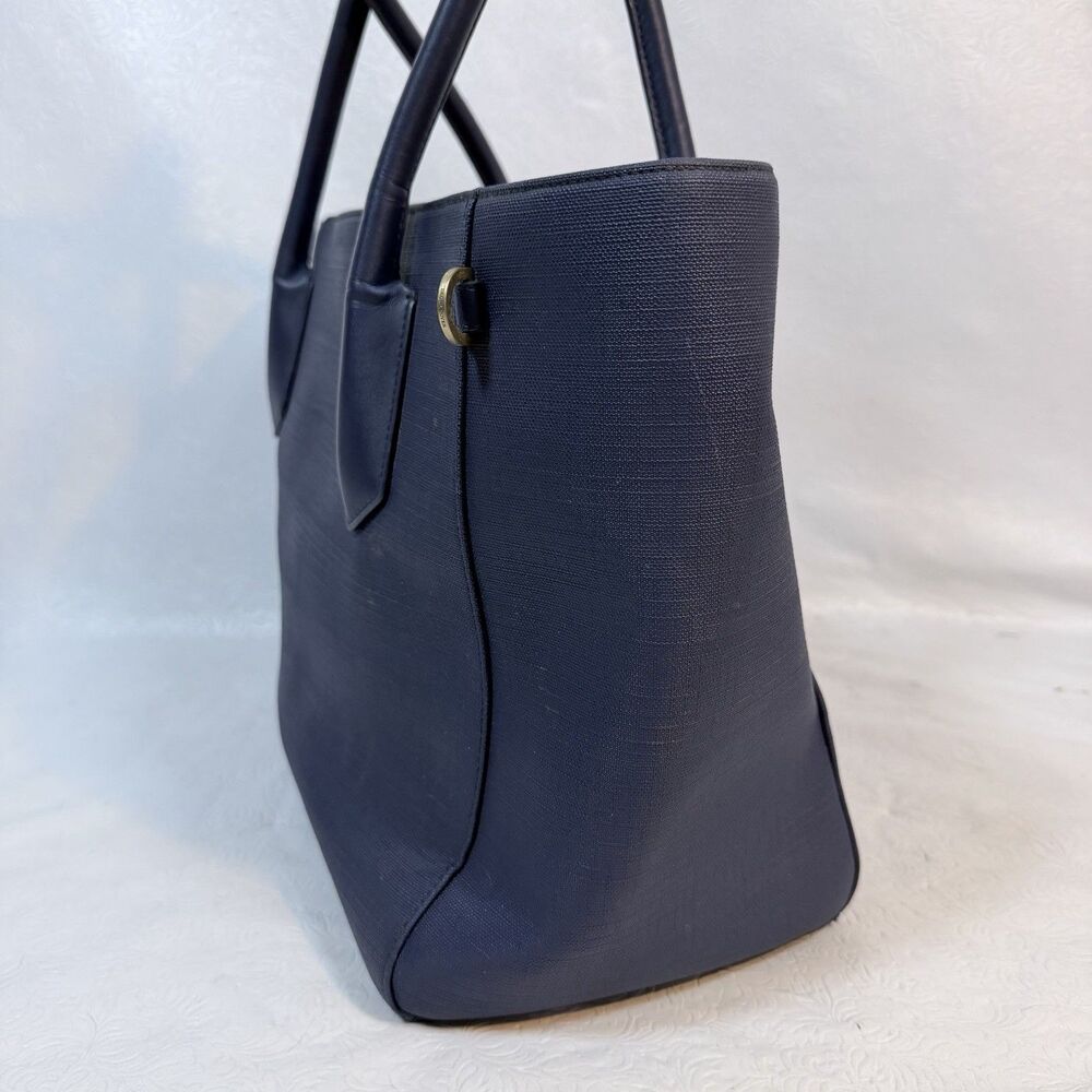Dagne Dover Signature Navy Tote READ DAMAGE - Picture 6 of 16